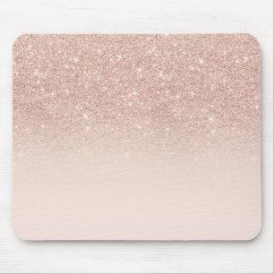Ro Guld glitter anpassar sig efter ditt namn Rosor Musmatta