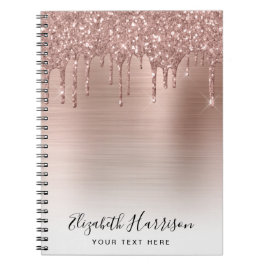 Ro Guld Glitter Anteckningsbok