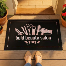 Ro Guld Glitter Beauty Salon Hairstylist Black