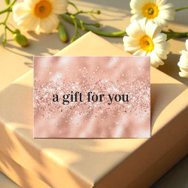 Ro Guld Glitter Business Gift Certificate