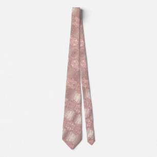 Ro Guld Glitter Drives Bröllopsfest Neck Tie Slips