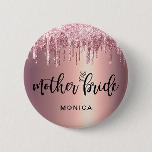 Ro guld glitter droppar budens mamma vid knapp