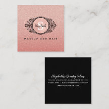 Ro Guld Glitter Makeup Artist Hair Salon Busines