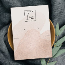 Ro Guld Glitter Necklace Earring Logotyp Visning