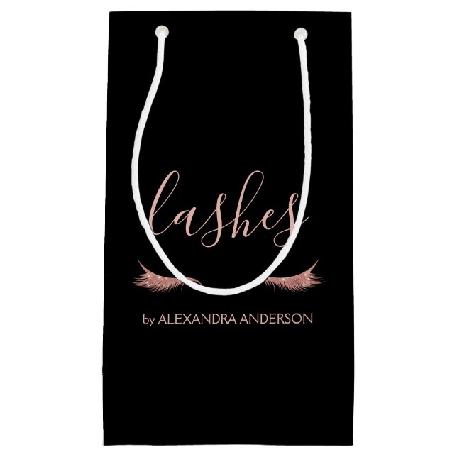 Ro Guld Glitter och Gnistra Eyelash (Framsidan)