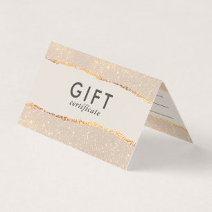 Ro Guld, Glitter och svart, modernt presentkort Kort