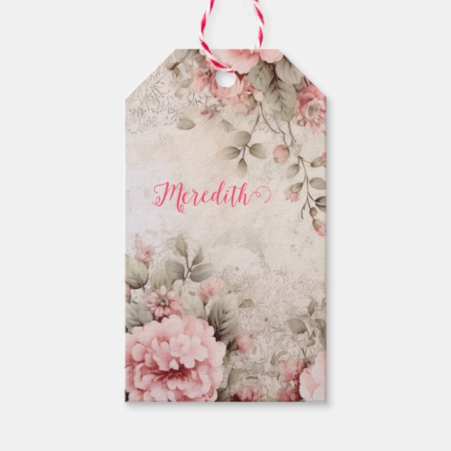 ro guld glitter,rosa folie,julomslag presentetikett (Framsidan)