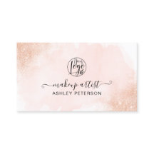 Ro Guld glitter rosa   logotyp makeup