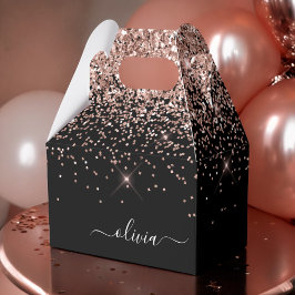 Ro Guld  Glitter ,  skript, monogram Girly Presentaskar