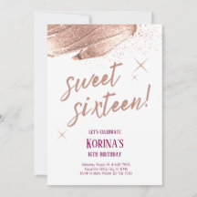 Ro Guld Glitter Sweet sixteen