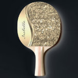 Ro Guld Gnistra Glam Bling Personlig Metall Pingisracket<br><div class="desc">Den här designen kan vara personlig i det område som tillhandahålls genom att ändra fotot och/eller text. Du kan också anpassa den genom att klicka på Anpassa den här mallen och sedan välja klicka för att anpassa ytterligare alternativ och ta bort eller ändra färg i bakgrunden, lägga till text, ändra...</div>