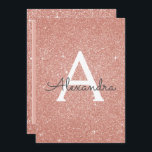 Ro Guld Gnistra Glitter 60:e Födelsedagsfesten Inbjudningar<br><div class="desc">Ro Guld Gnistra Glitter Girly Födelsedagsfest Monogram Namn och Initial 60 Födelsedagsfest inbjudan. Denna 60-dagarsinbjudan är perfekt för Ro Guld Gnistra Glitter Girly Party att tittar fira sextioårsjubileet i Rosa ros Guld. Anpassade matchande produkter kan på begäran skapas av Designer.</div>