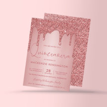 Ro Guld Gnistra Glitter Drips Quinceañera Quinceañ
