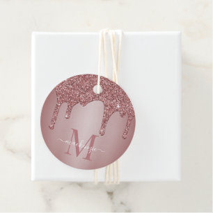 Ro Guld Gnistra Glitter Driver födelsedagsmat Mono Gåvor Etiketter