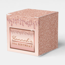 Ro Guld Gnistra Glitter - födelsedag med födelseda Presentaskar