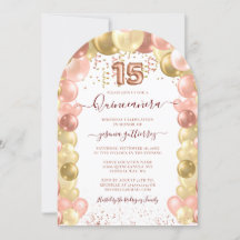 Ro Guld Gnistra Quinceañera Balloon
