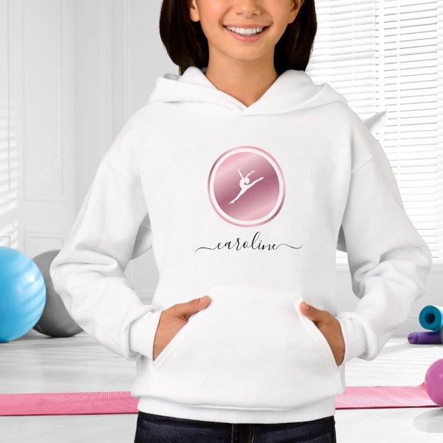 Ro Guld Gymnastics Girls Namn Gymnast Cute Girly T Shirt (Skapare uppladdad)
