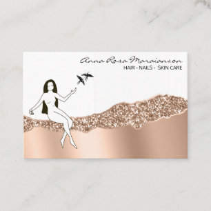 *~* Ro Guld Hair Goddess Girly Beauty Visitkort