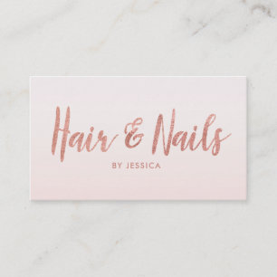 Ro Guld Hair Nagel Beauty Salon Cosmetolog Visitkort