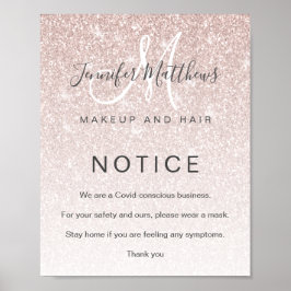 Ro Guld Hair Salon COVID Conscious Conscious Poster