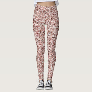 Ro Guld Heart Clipart Cute Heart-design Glitter Leggings