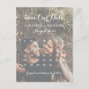 Ro Guld Heart Photo Calendar Spara datum Meddelande Vykort