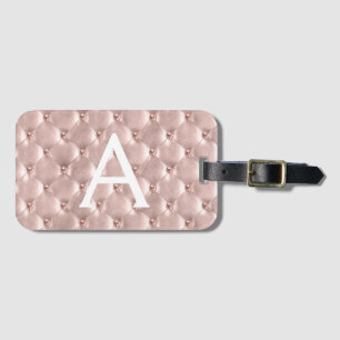 Ro Guld judisk monogram Namn Bagagebricka