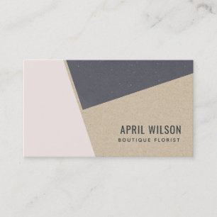  Ro Guld Kraft Black Keramic Geometric Visitkort