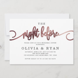 Ro Guld kvällen före Inbjudningar