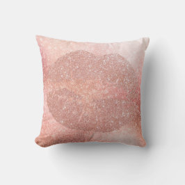 Ro Guld Läppar Glitter  Sparkly Kiss Glam Kudde