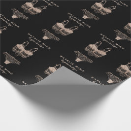 Ro Guld Lingerie Boutique Logotyp Business Presentpapper