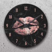 Ro Guld Lipstick Kissing Modern Black Marble