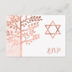 Ro Guld Livets träd Bat mitzvah OSA Kort