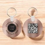 Ro Guld - Logotypen QR-kod för verksamheten Nyckelring<br><div class="desc">Din Logotyp här - nyckelkedja som kan användas som Promotional Business Marknadsföring verktyg för ett företagskontor eller ett företag. Kontakta designern om du vill ha matchande artiklar.</div>