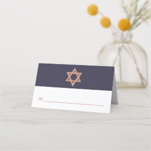 Ro Guld Magen David Valfri Tillfälle Purim Party Placeringskort