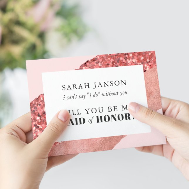 Ro Guld,  Maid of honor och Sequin Inbjudningar (Skapare uppladdad)