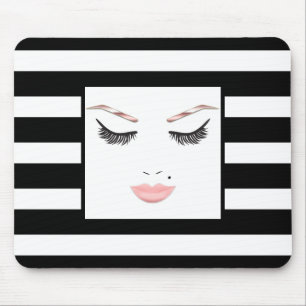 Ro Guld Makeup Ansikte Eyebrows Läppar Glam Beauty Musmatta