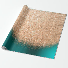 Ro Guld Makeup Confetti Glitter Teal CopperPeach Presentpapper