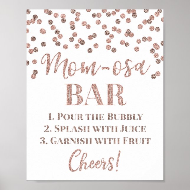 Ro Guld Mamma-osa Pub, babyskor för Poster (Framsidan)