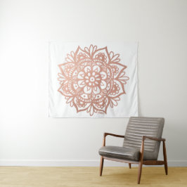 Ro Guld Mandala Art Rosa Flower