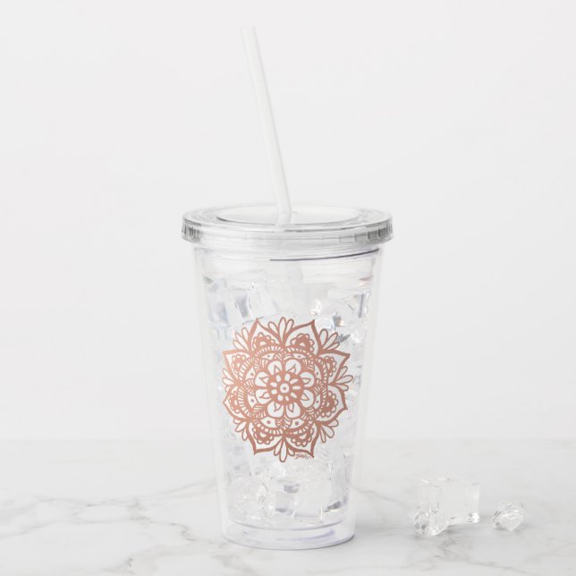 Ro Guld Mandala Take Away Mugg (Framsida Ice)