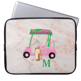 Ro Guld Marble Chic Golf Gal Laptop Fodral