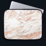 Ro Guld Marble | Elegant Girly Copper Laptop Fodral<br><div class="desc">Ro Guld Marble | Elegant Girly Copper Marble Laptop sleeve. Enkel att anpassa genom att lägga till ditt namn eller monogram.</div>