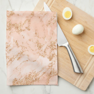 Ro Guld Marble Glitter Kökshandduk