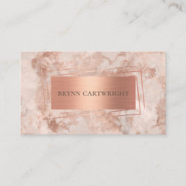 Ro Guld Marble Modern Elegant Visitkort