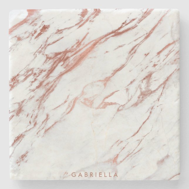 Ro Guld Marble Stenunderlägg (Framsidan)