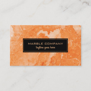 Ro-Guld Marble Stone Struktur Visitkort