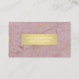 Ro Guld Marble Visitkort