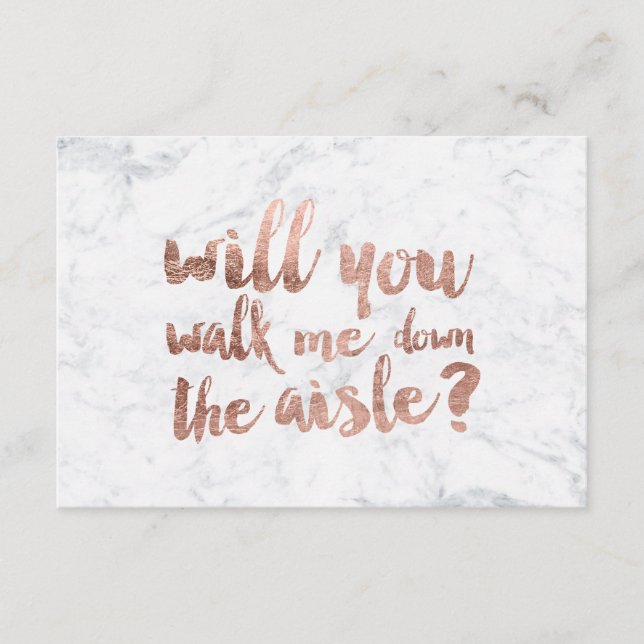 Ro guld marmor kan du gå mig ner i Aisle (Framsida)