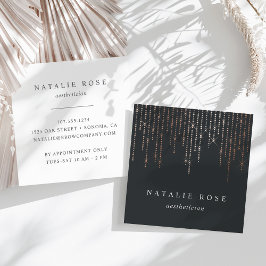 Ro Guld Marquee Fyrkantigt Visitkort